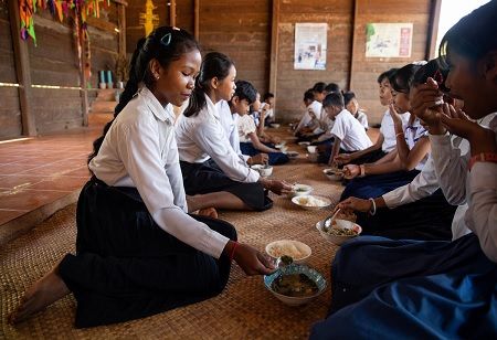 Cambodia has launched an Initiative to enhance its School Feeding Program